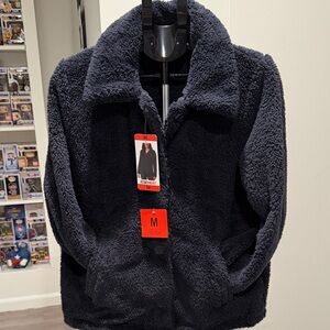 32 Degrees Women's Black Teddy Jacket